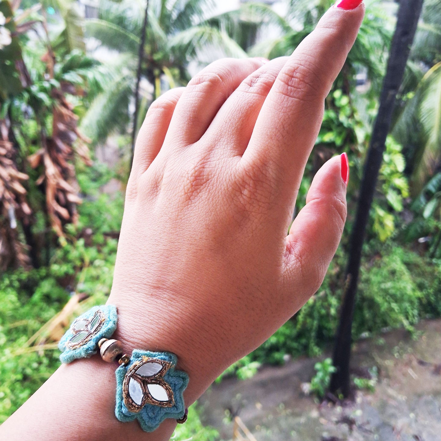 Blue Lotus Bracelet