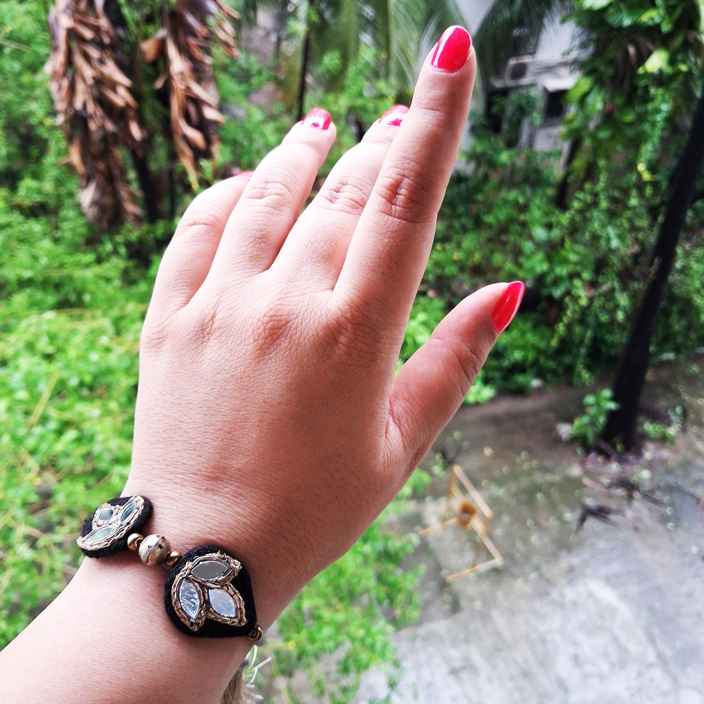 Black Drop Bracelet