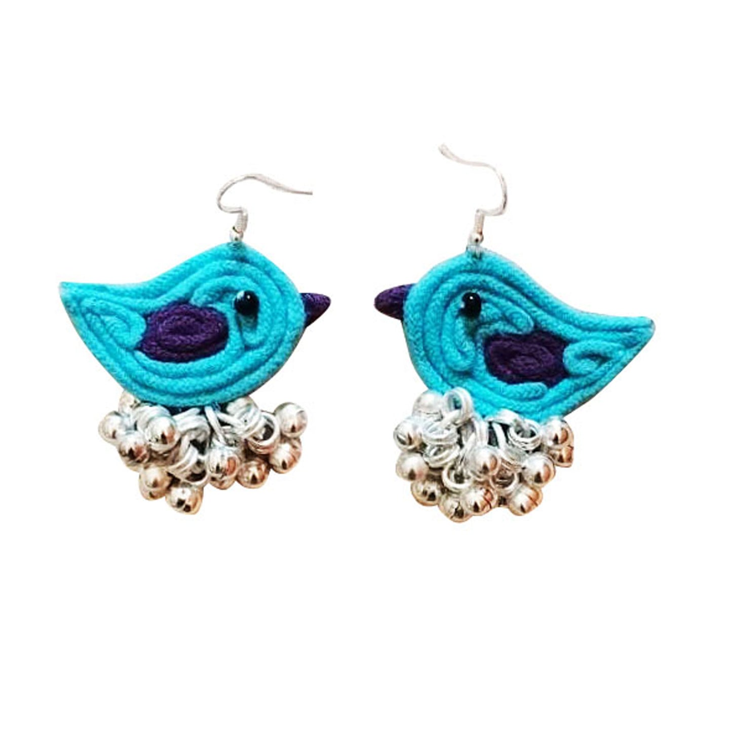 Blue Birdie Earrings