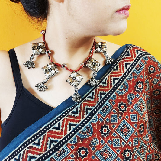 Tribal Ajrakh Necklace