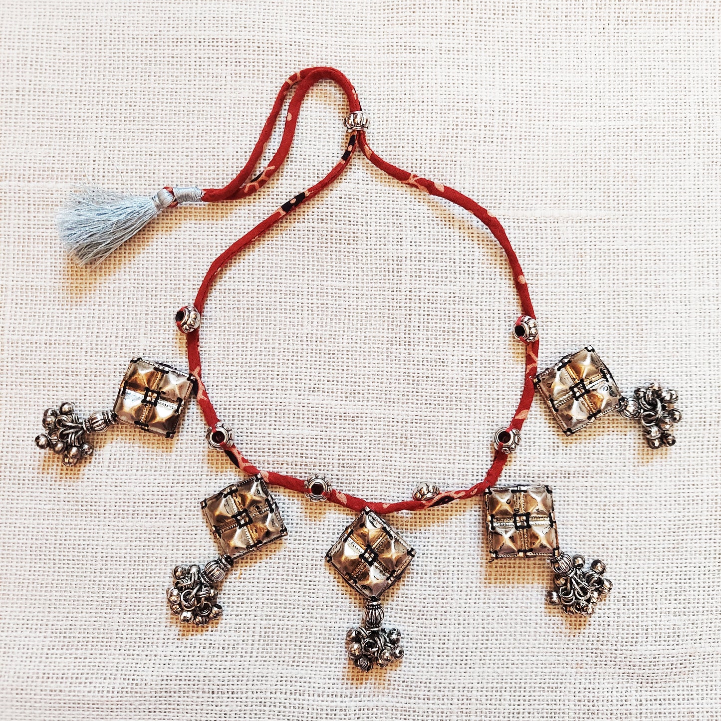 Tribal Ajrakh Necklace