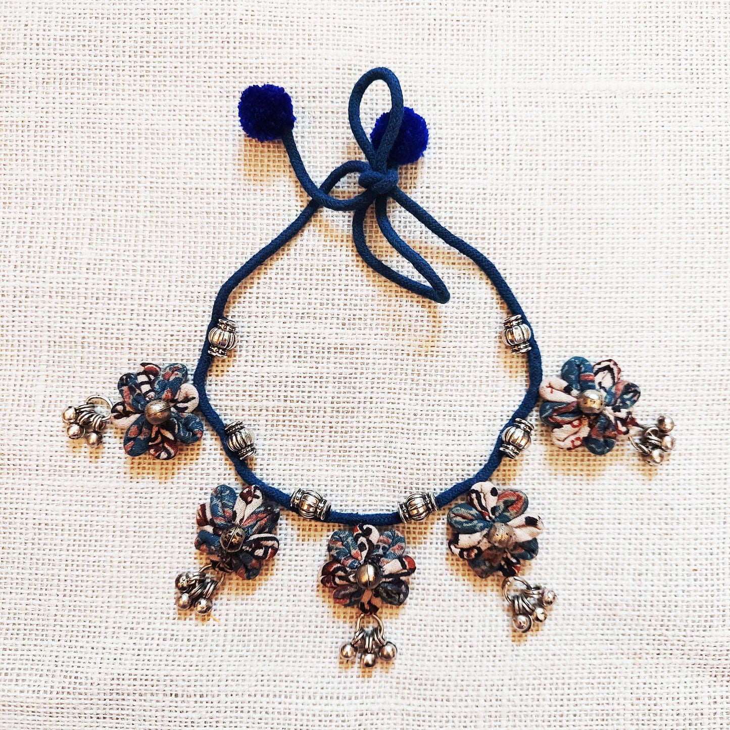 Blue Flower Necklace