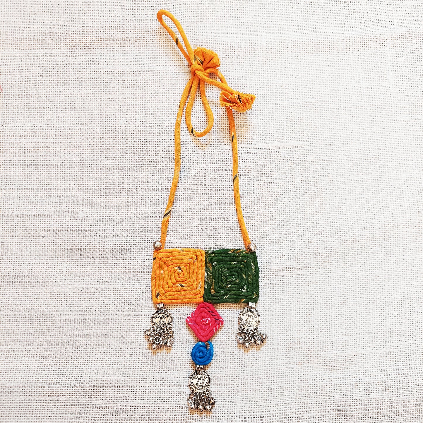 Vibrant Ikat Necklace