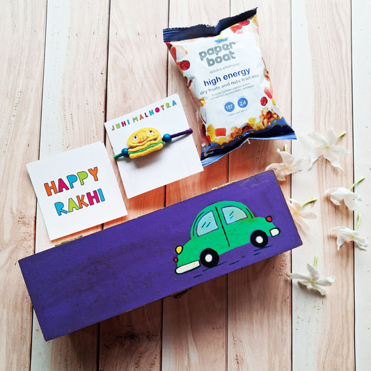 Burger Rakhi Hamper