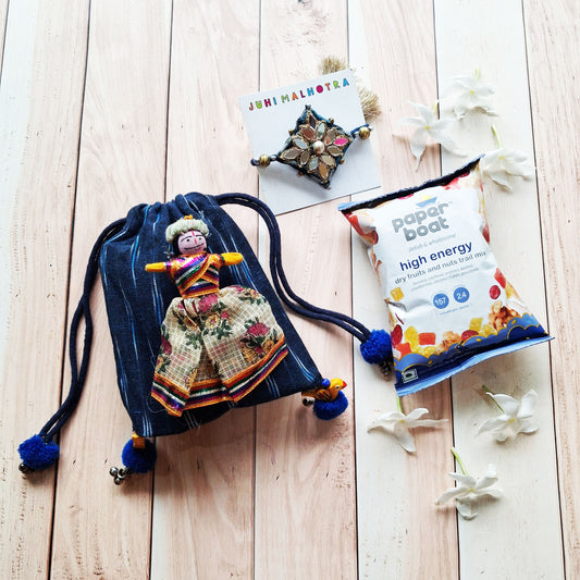 All Indigo Rakhi Hamper