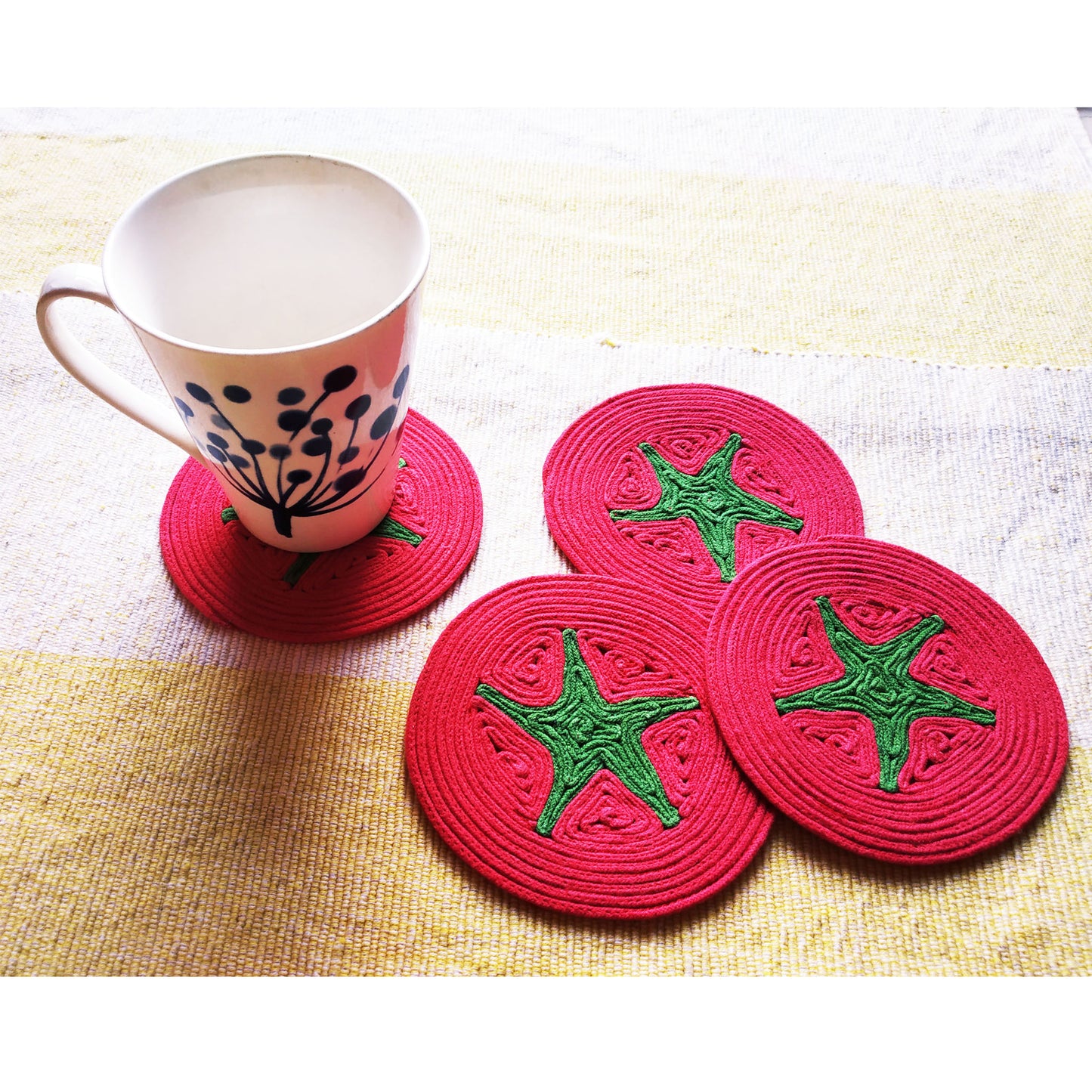 Juicy Tomato Coaster Set of 4