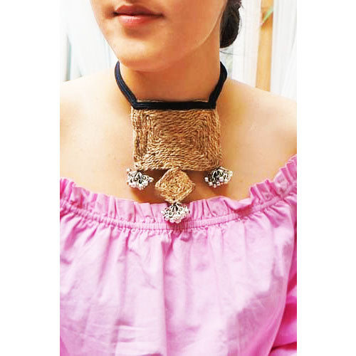 Classic Ghungroo Jute Necklace