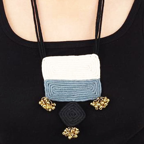 Greyscale Gold Necklace