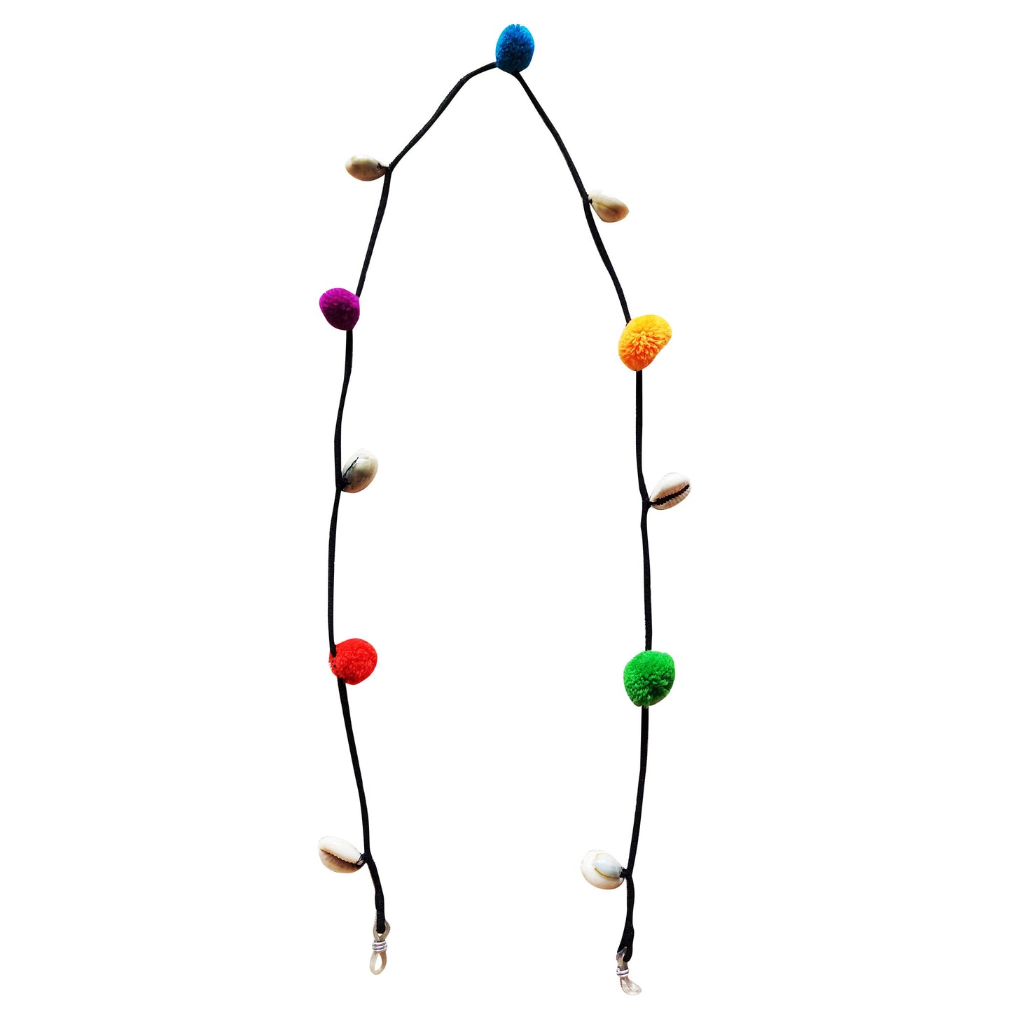 Pom Pom Seashell Eyewear Chain