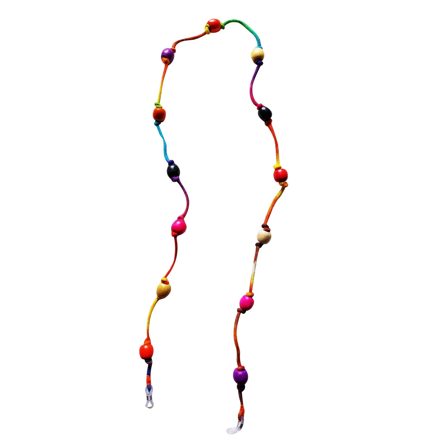 Wooden beaded spectacle string