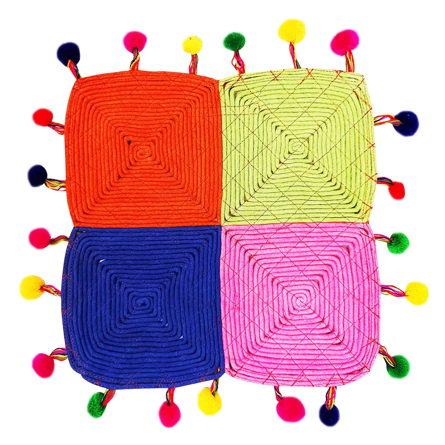 Four Color Square Trivet