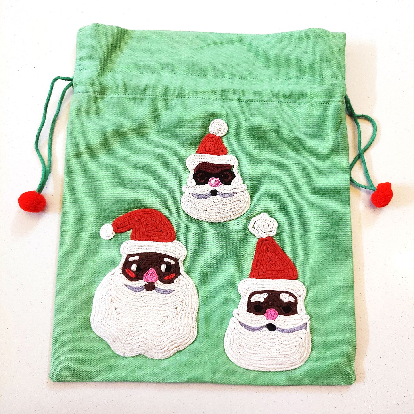 Triple Santa Claus Potli