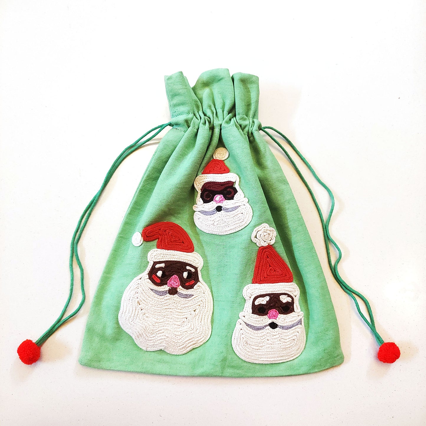 Triple Santa Claus Potli