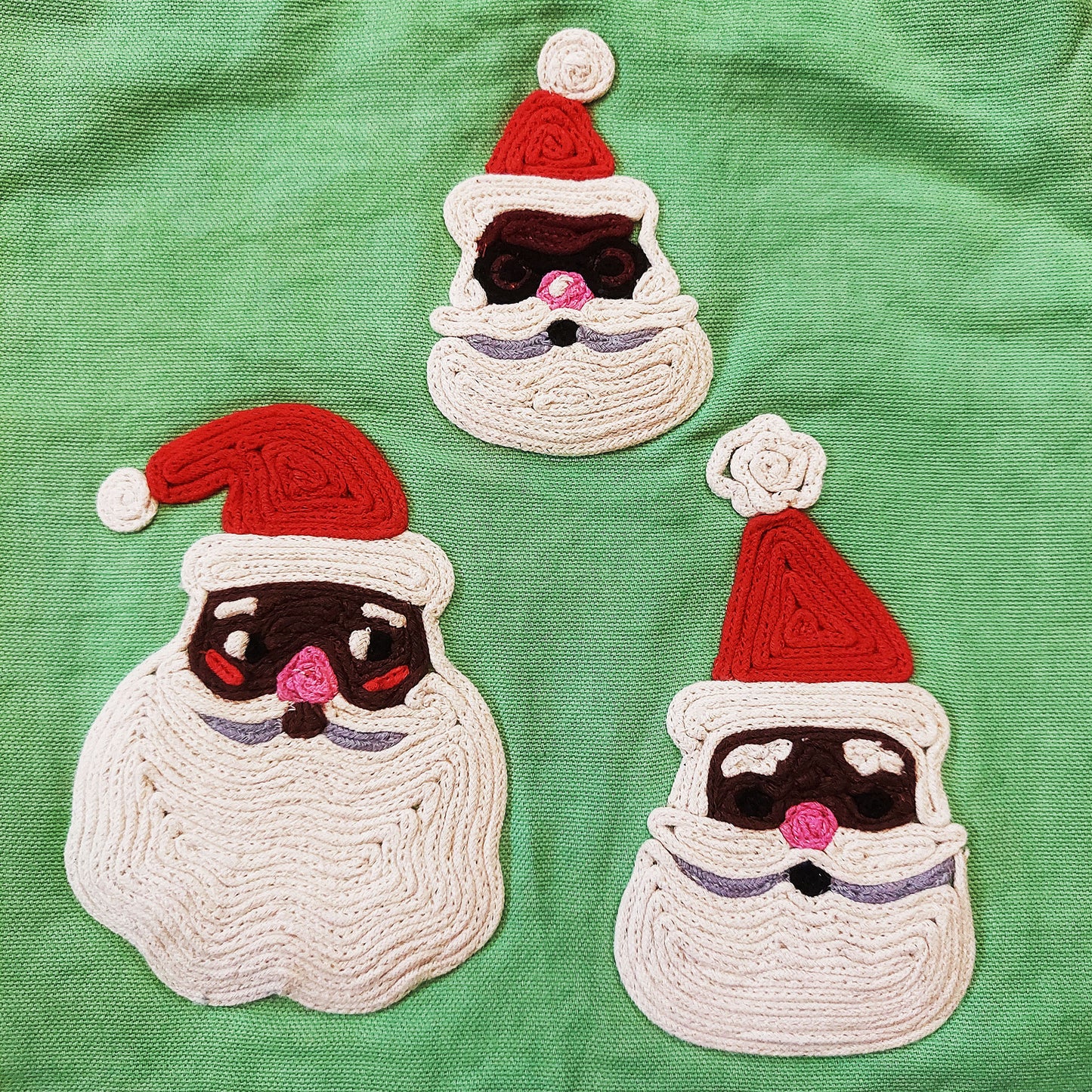 Triple Santa Claus Potli