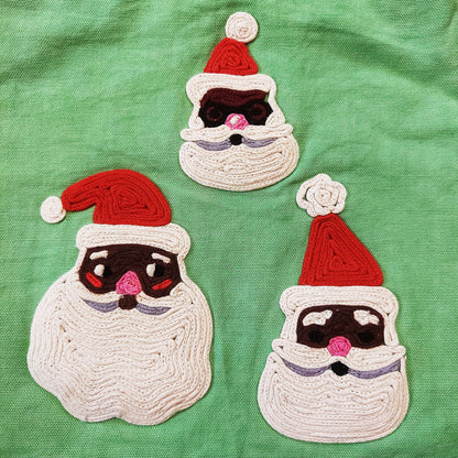 Triple Santa Claus Potli