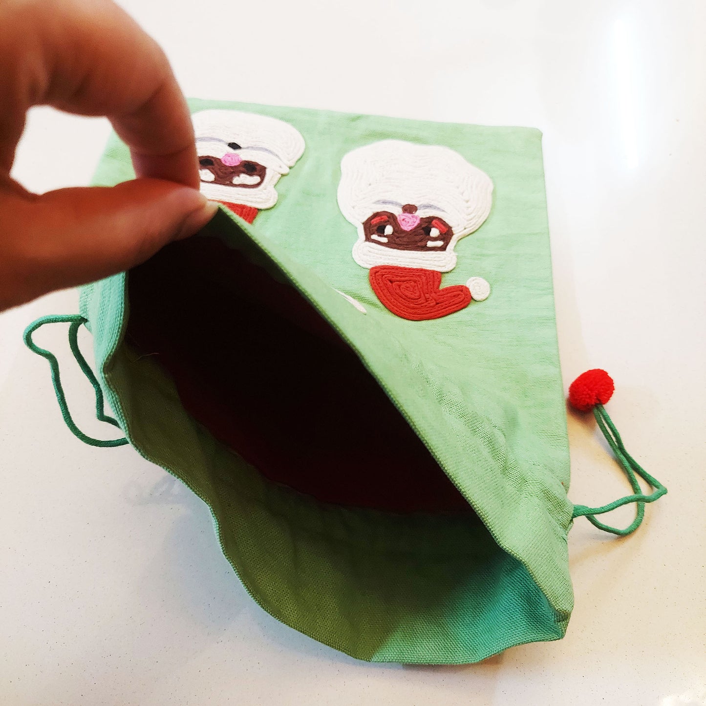 Triple Santa Claus Potli