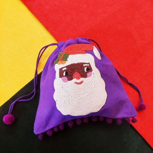Purple Santa Potli
