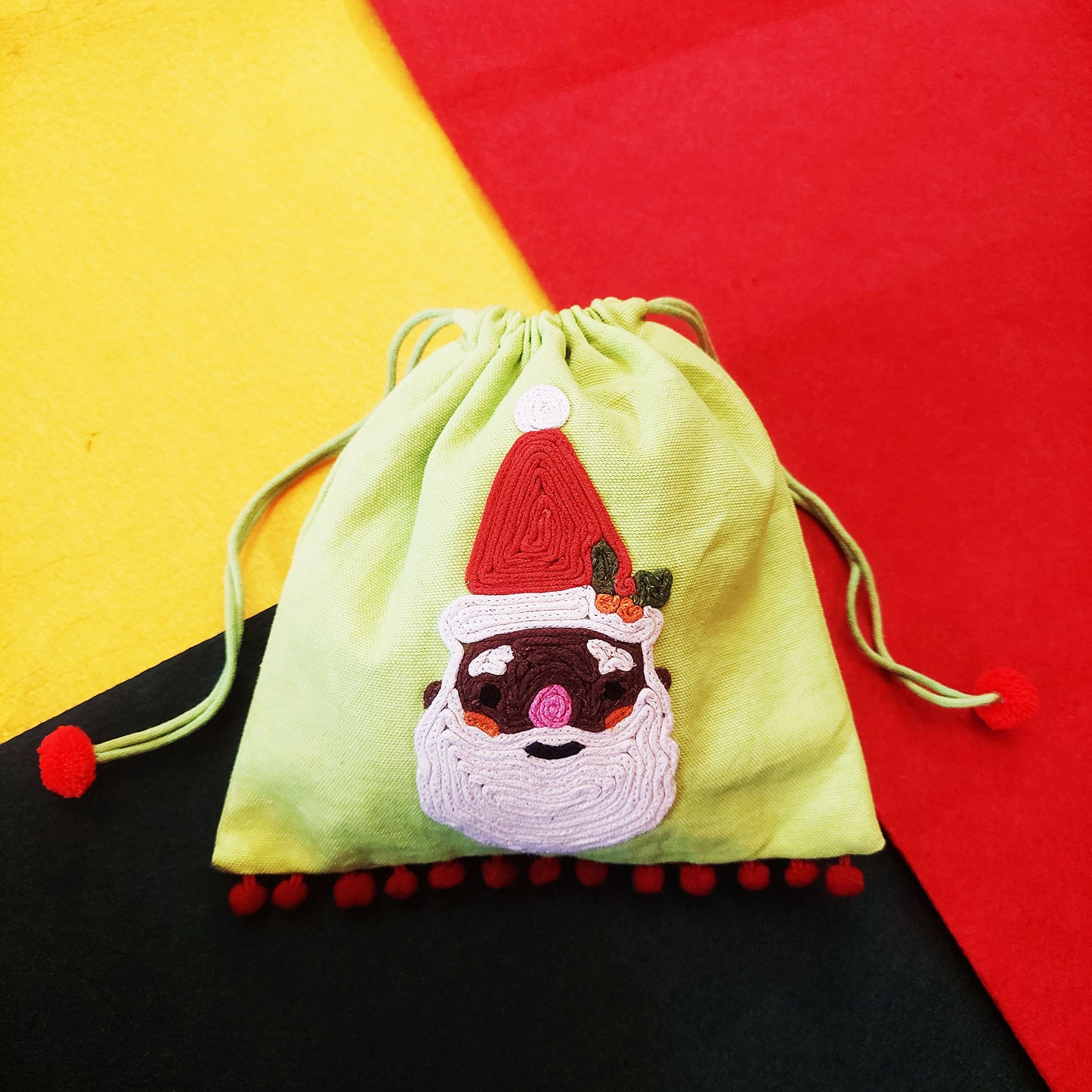 Green Santa Potli