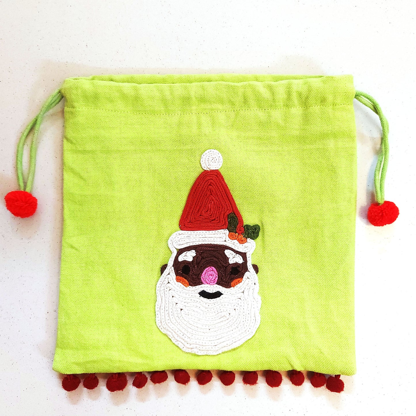 Green Santa Potli