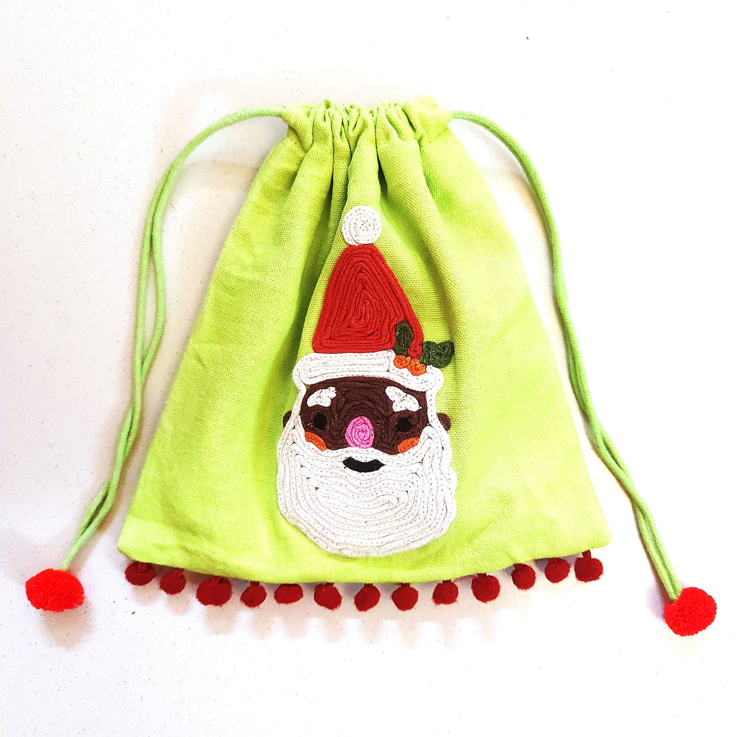 Green Santa Potli