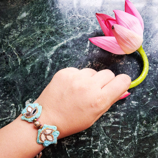 Blue Lotus Bracelet