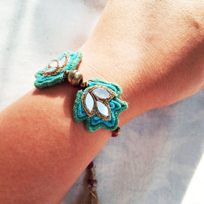 Blue Lotus Bracelet
