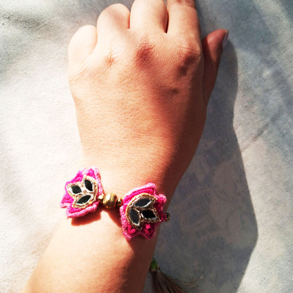 Pink Lotus Bracelet