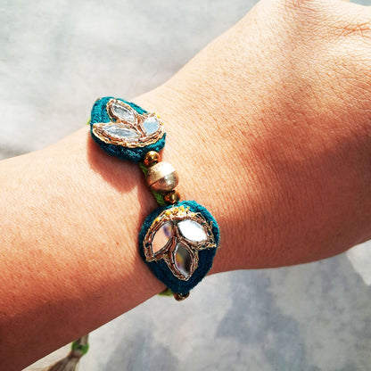 Teal Drop Bracelet