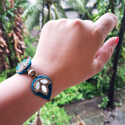 Teal Drop Bracelet