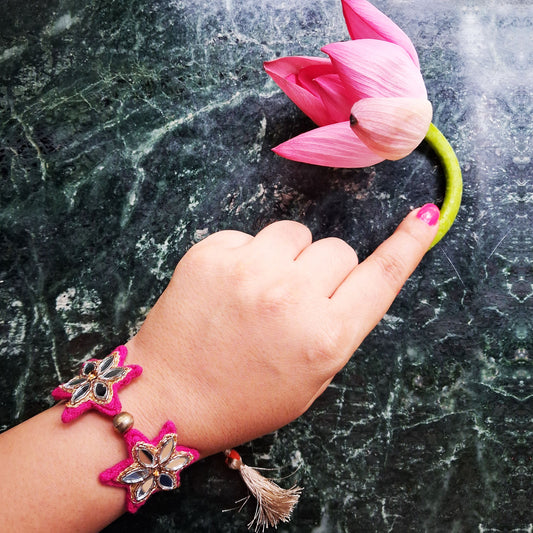 Pink Star Bracelet