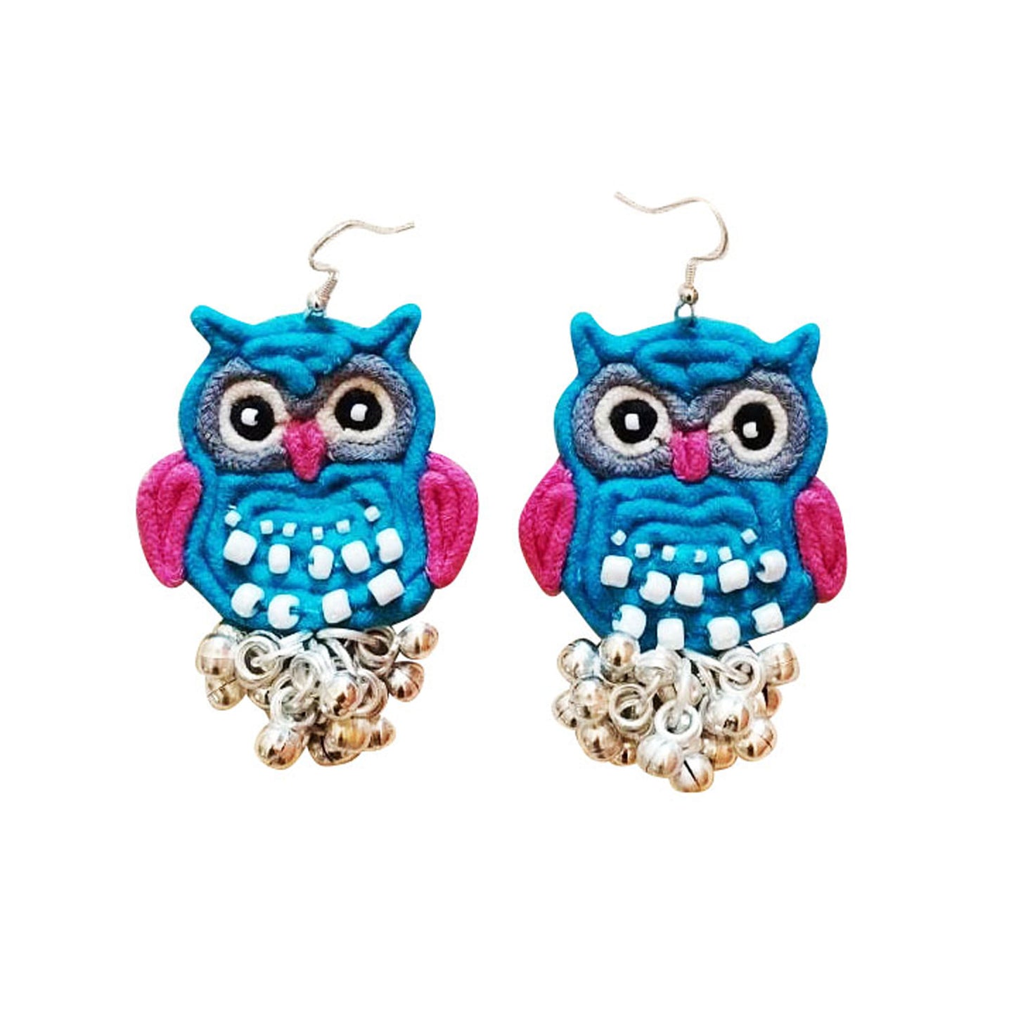 Blue Owl Earrings