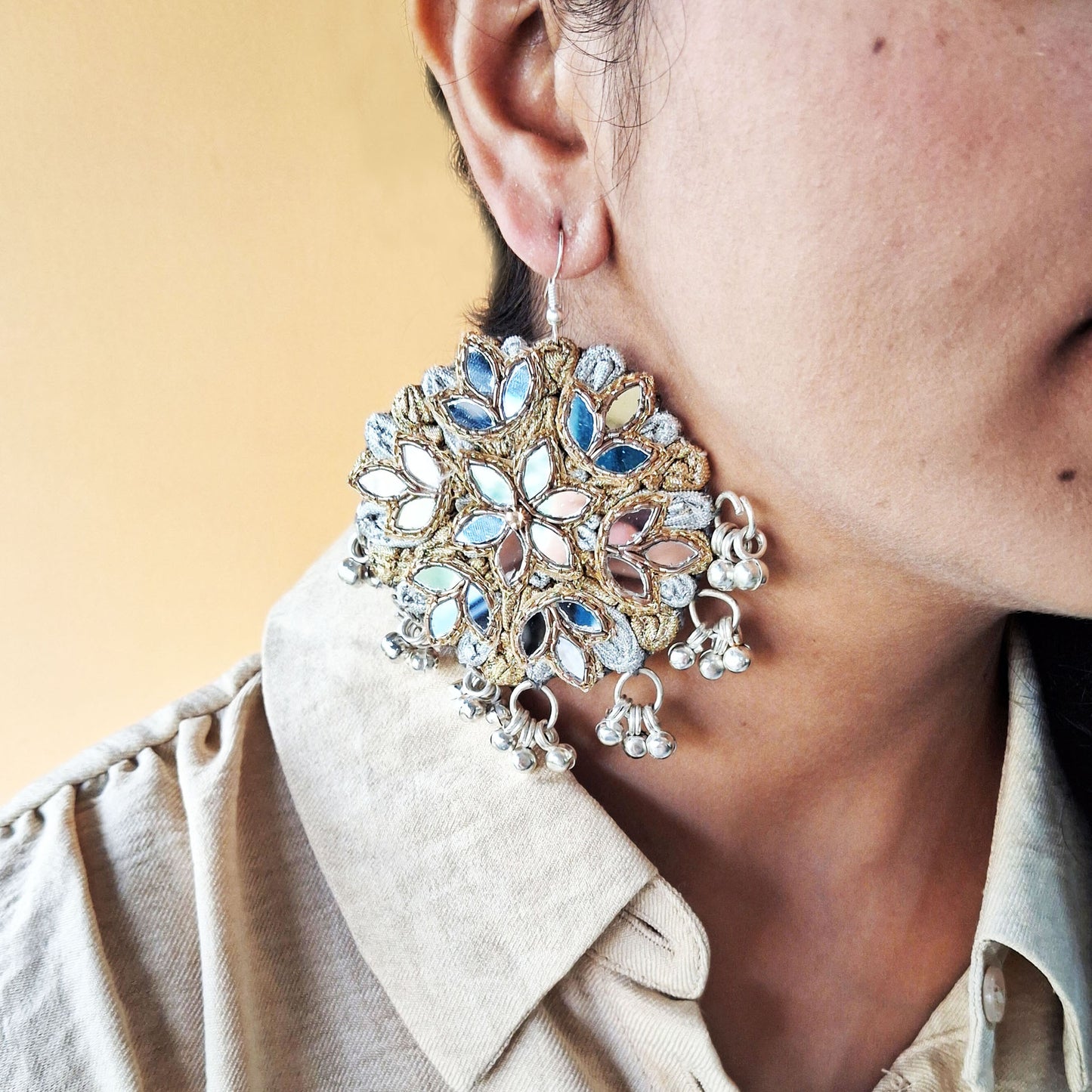 Mirror Mandala Earrings