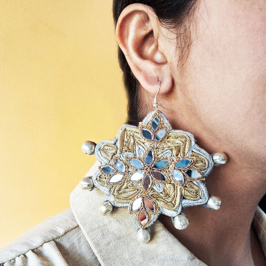 Beaded Mandala Earrings