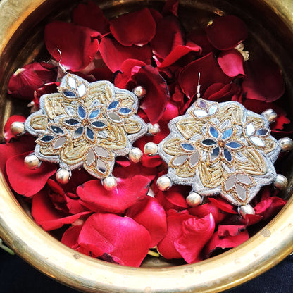 Beaded Mandala Earrings