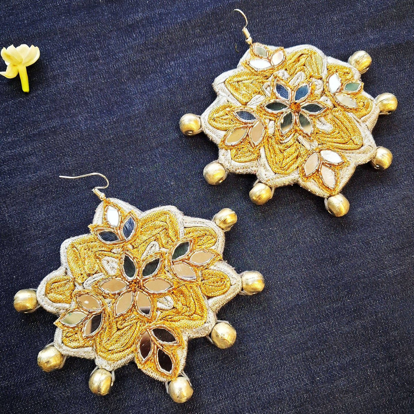 Beaded Mandala Earrings