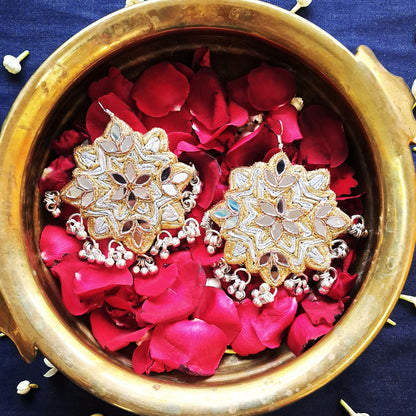 Gold Mirror Earrings
