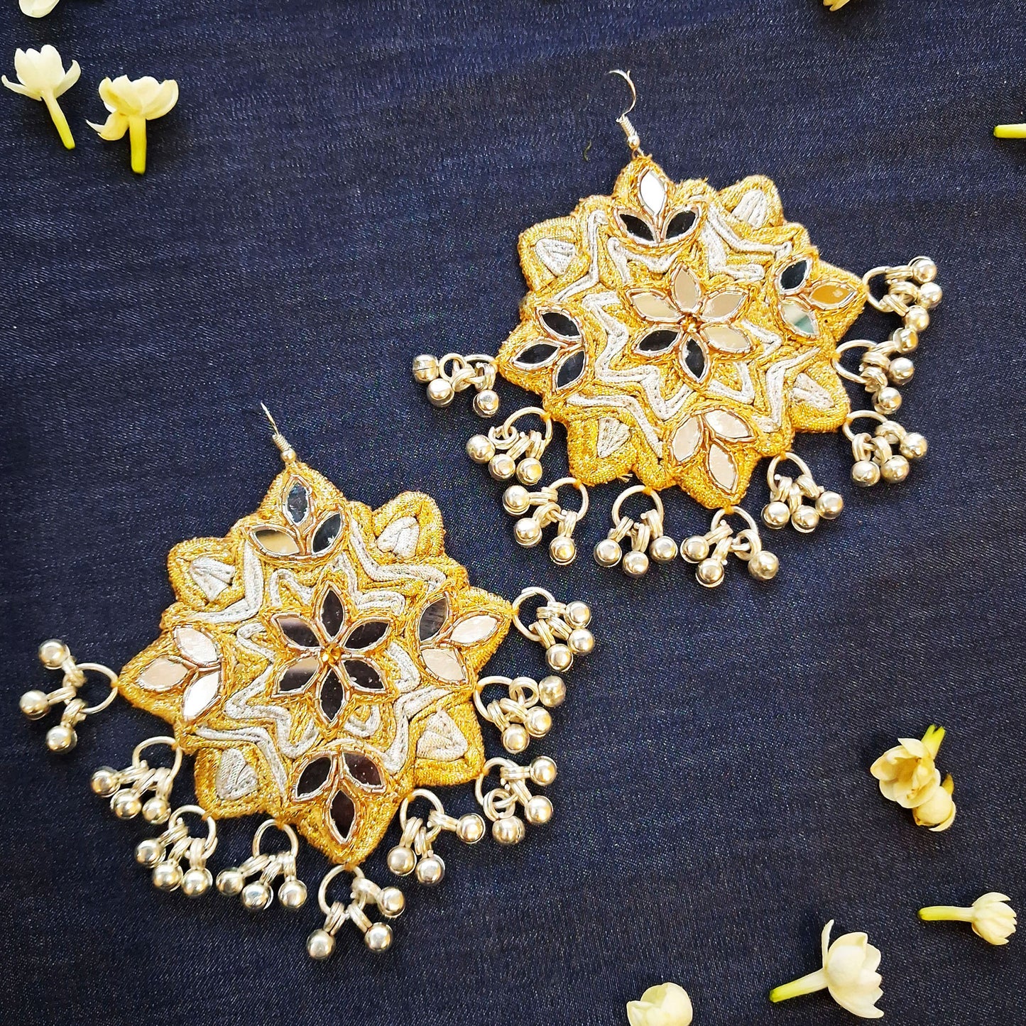 Gold Mirror Earrings