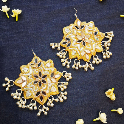 Gold Mirror Earrings