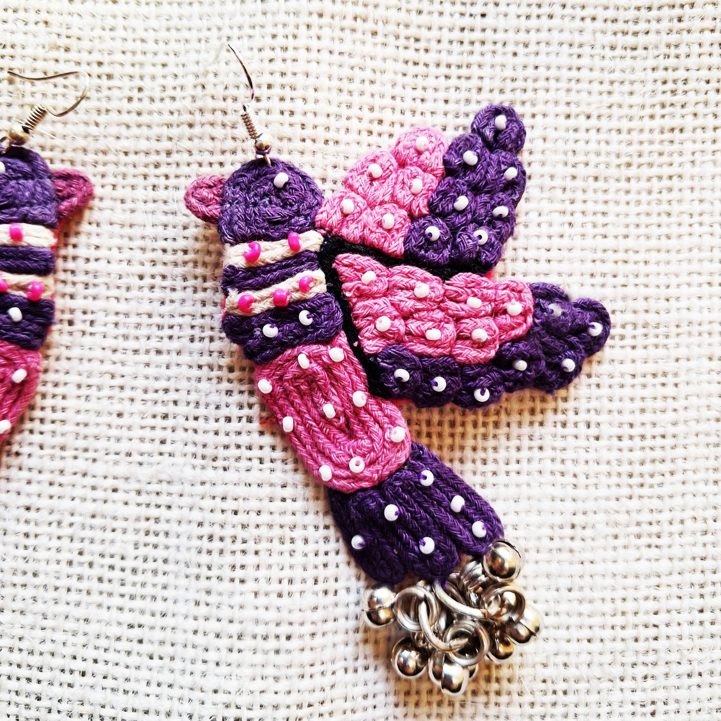 Purple Birdy Earrings