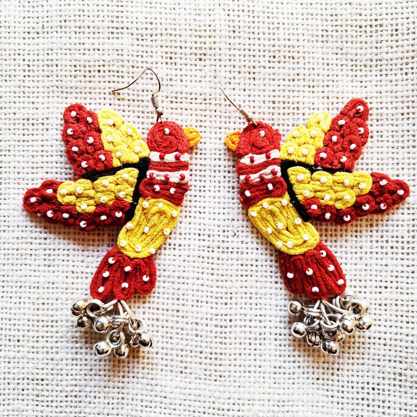 Red Birdy Earrings