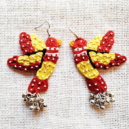Red Birdy Earrings