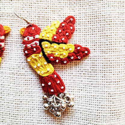 Red Birdy Earrings
