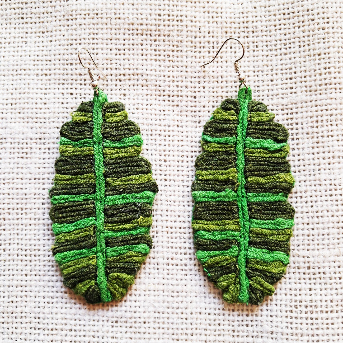 Banana Leaf Earrings