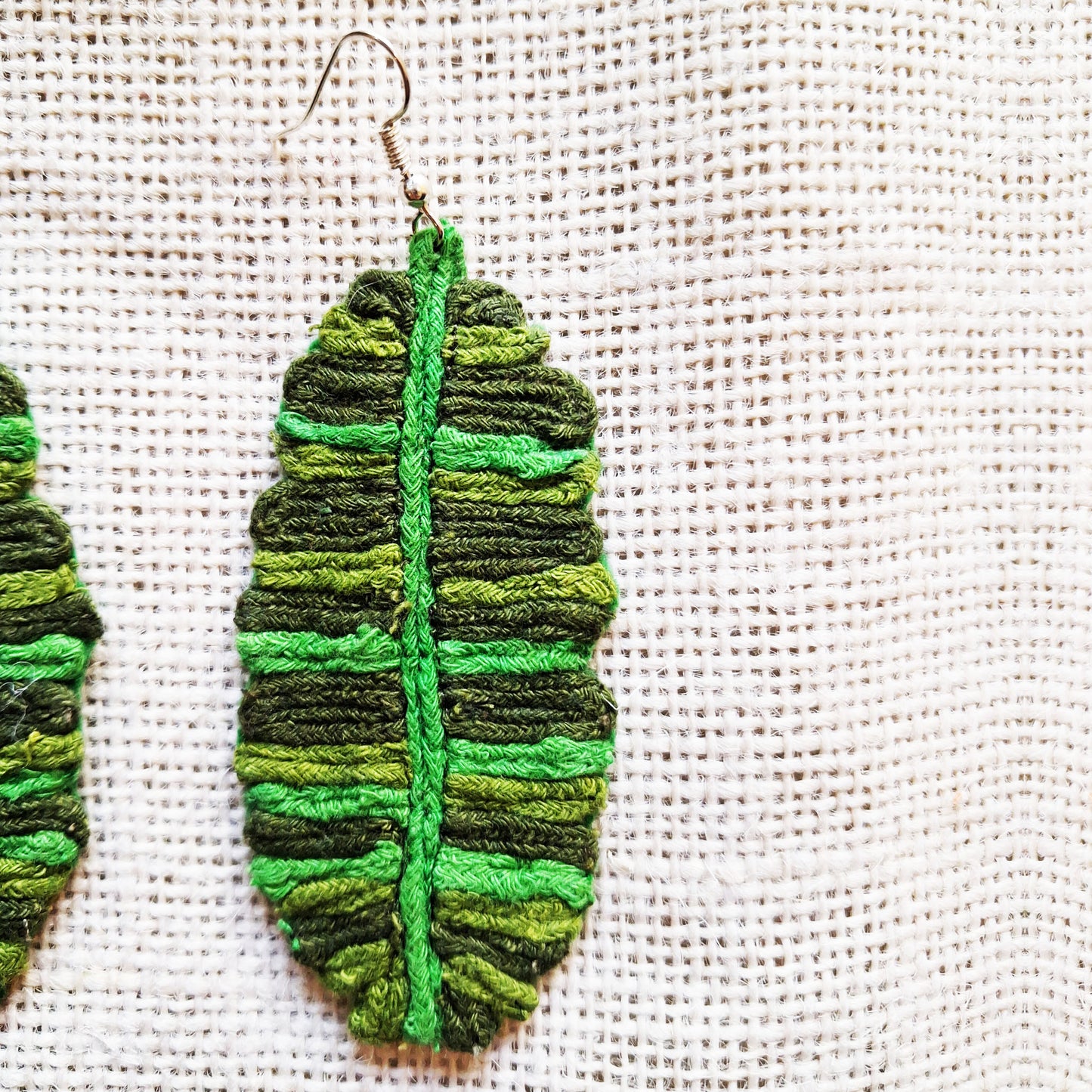 Banana Leaf Earrings