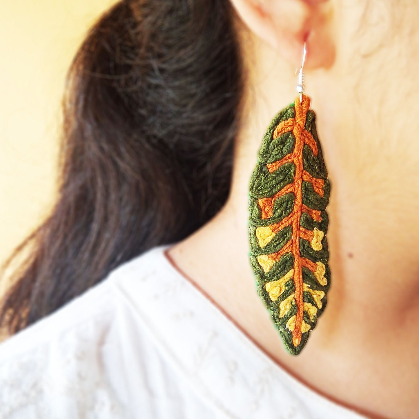 Plant Leaf Earrings