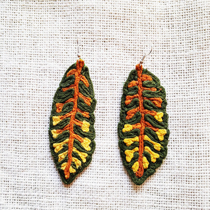 Plant Leaf Earrings