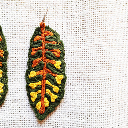 Plant Leaf Earrings