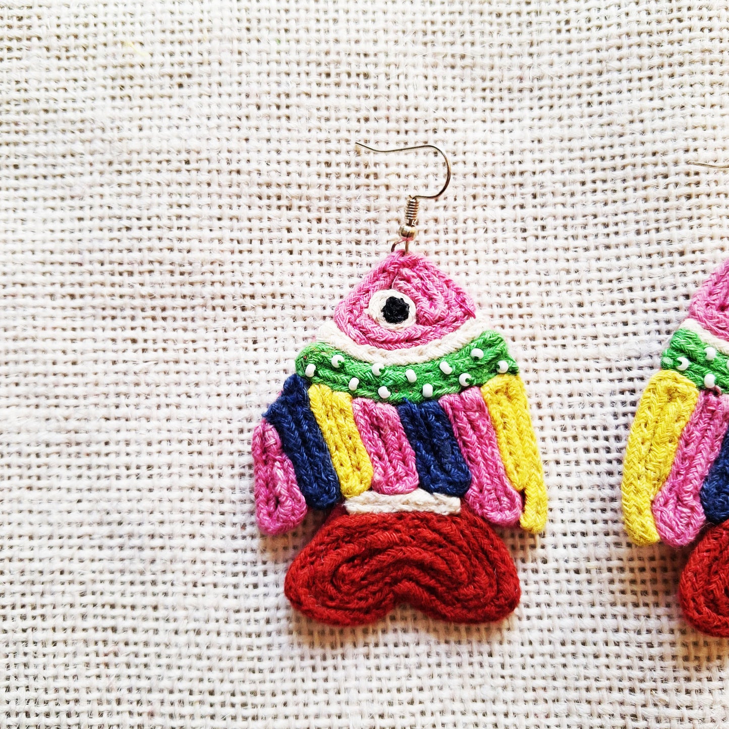 Striped Fish Earrings