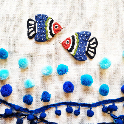 Polka Fish Earrings