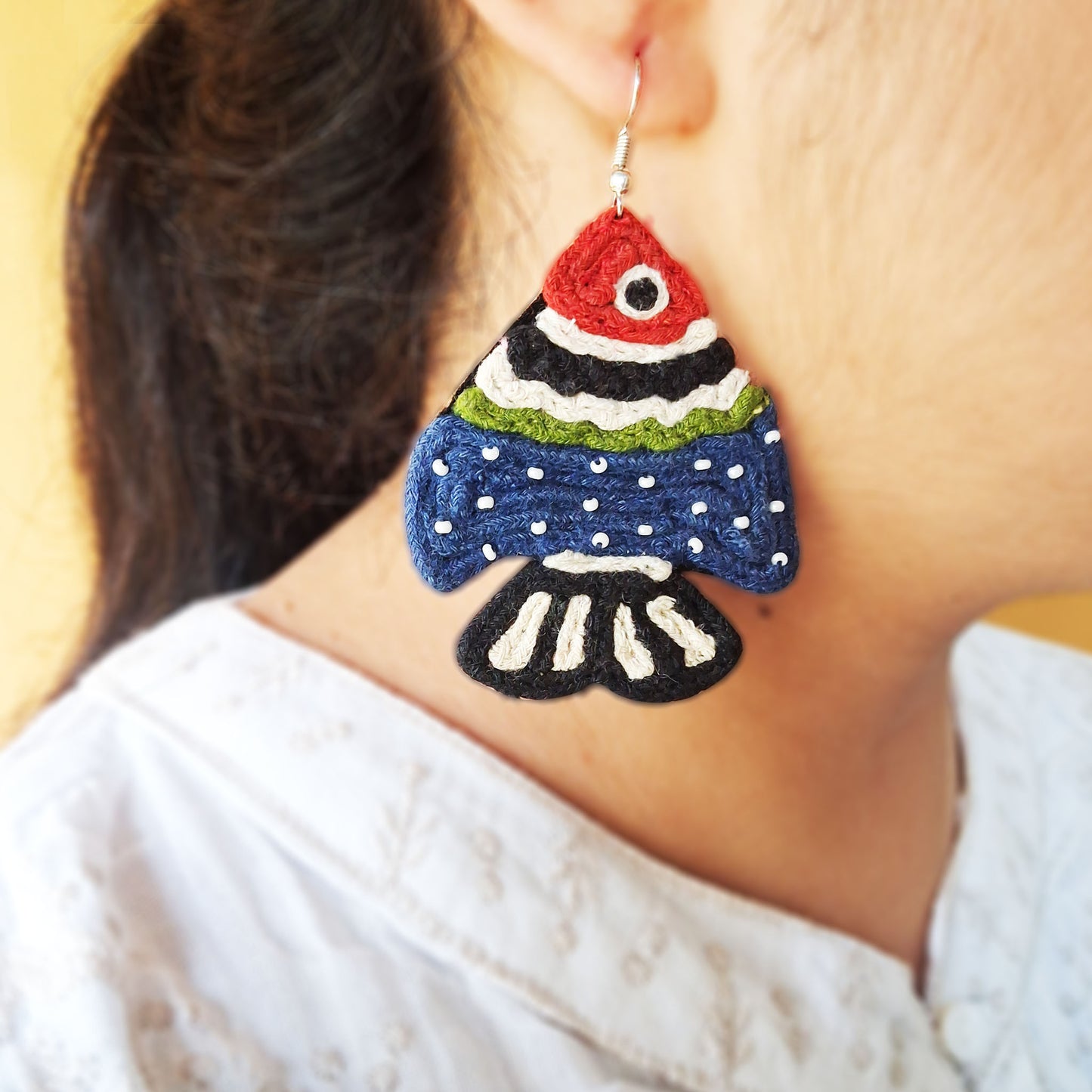 Polka Fish Earrings